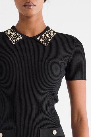 Robe fourreau - Noir