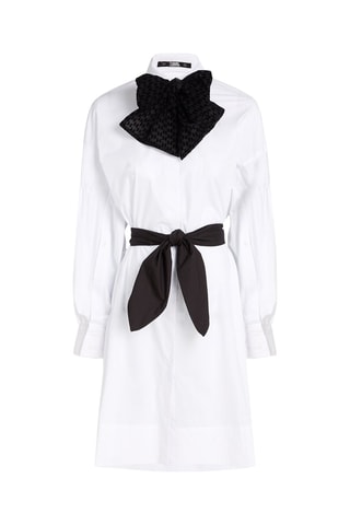 Robe chemise en coton biologique - Blanc