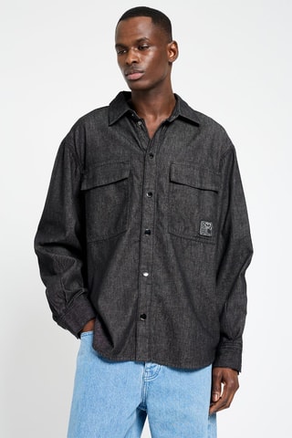 Chemise en jean - Noir