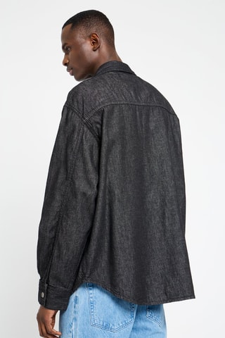 Chemise en jean - Noir