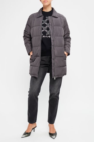 Doudoune à capuche - Gris foncé