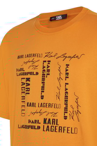 T-shirt en coton biologique - Moutarde