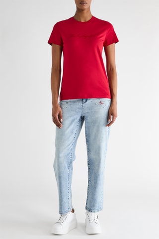 T-shirt regular - Rouge