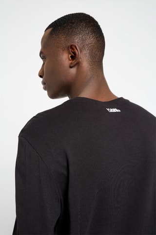 T-shirt regular en coton biologique - Noir