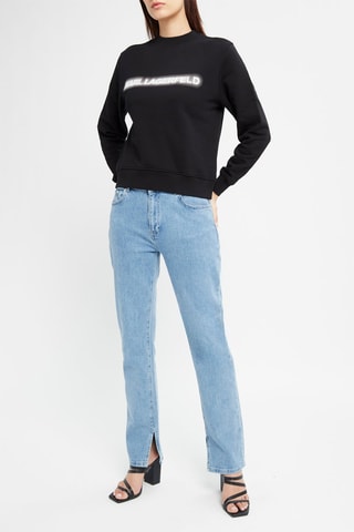 Sweat en coton biologique - Noir