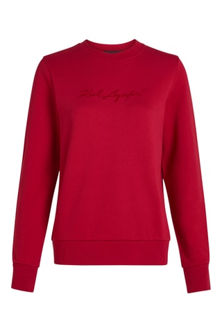 Sweat en coton biologique - Rouge