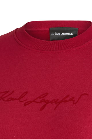 Sweat en coton biologique - Rouge