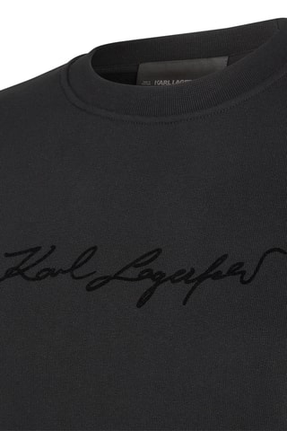 Sweat en coton biologique - Noir