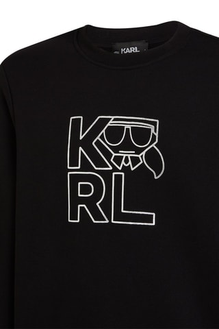 Sweat en coton biologique - Noir