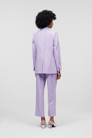 Blazer en laine vierge - Mauve