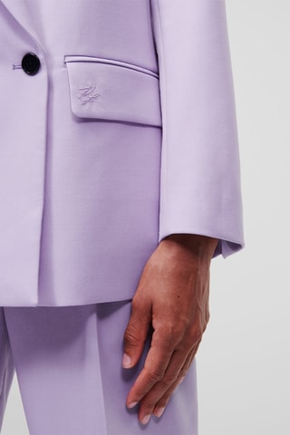 Blazer en laine vierge - Mauve