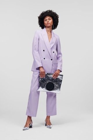 Blazer en laine vierge - Mauve
