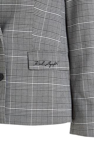 Blazer - Gris et blanc