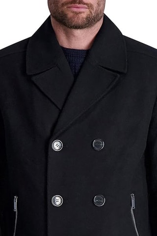 Caban en laine - Noir