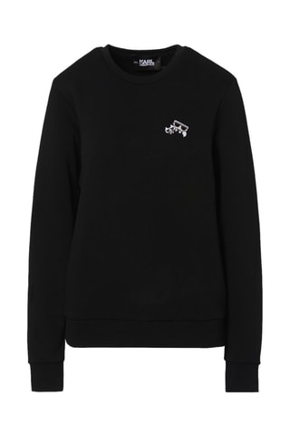 Sweat en coton biologique - Noir