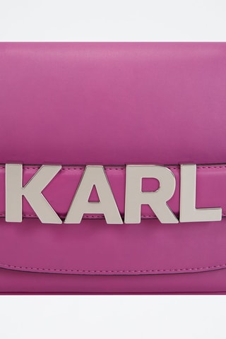 Sac bandoulière en cuir - Fuchsia