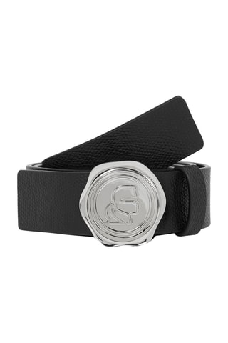 Ceinture en cuir - Noir