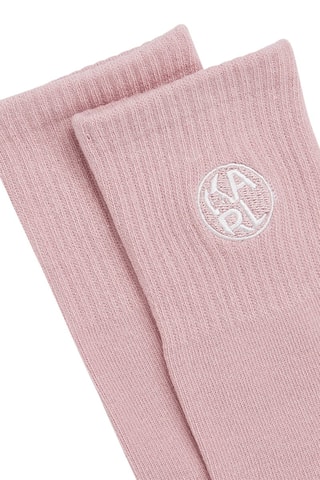 2 paires de chaussettes - Rose et noir