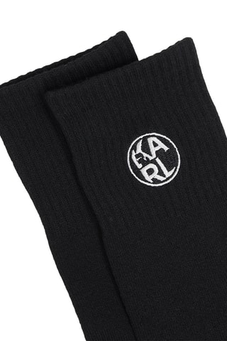 2 paires de chaussettes - Rose et noir