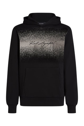 Sweat à capuche en coton biologique - Noir