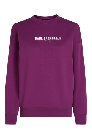 Sweat en coton biologique - Violet