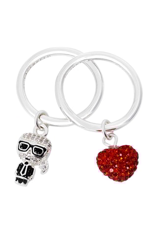 2 bagues - Argent et zircons