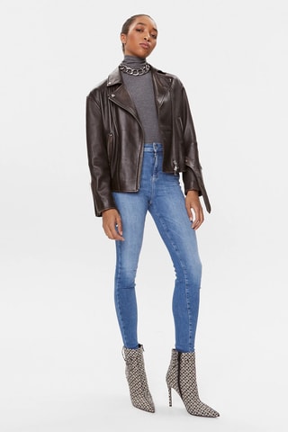 Jean skinny en coton biologique - Bleu clair