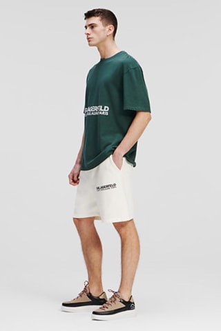 Short en coton biologique - Blanc