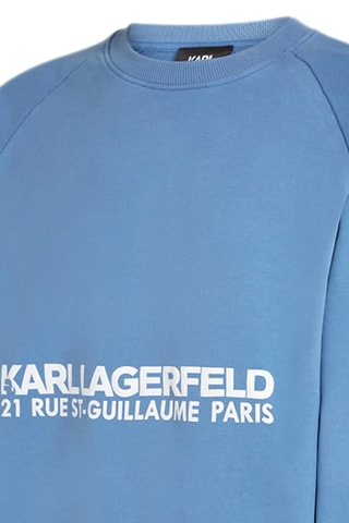 Sweat en coton biologique - Bleu