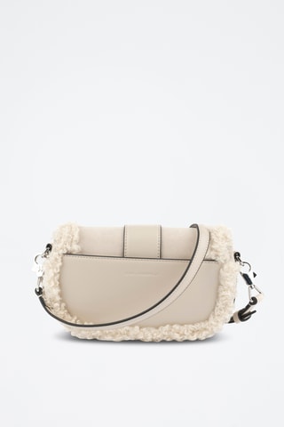 Sac bandoulière en cuir - Beige