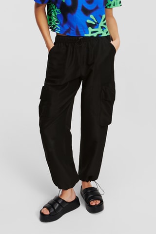 Pantalon cargo - Noir