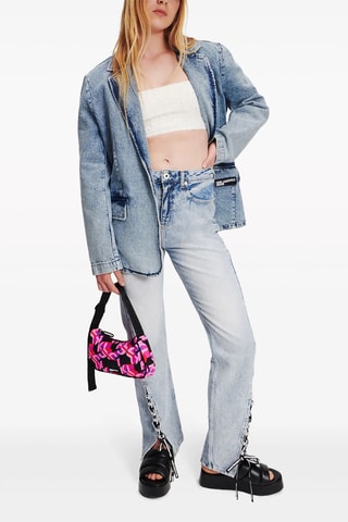 Crop top en coton biologique - Blanc