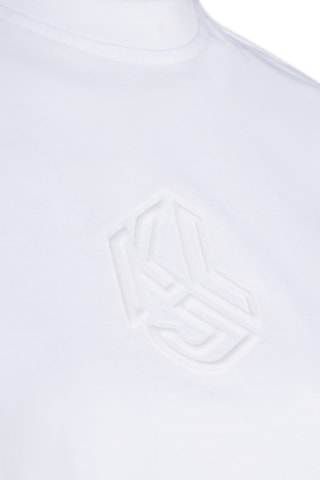 T-shirt regular en coton biologique - Blanc