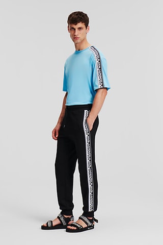 Jogging en coton biologique - Noir