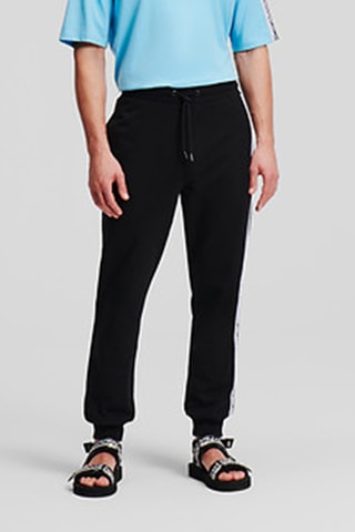 Jogging en coton biologique - Noir