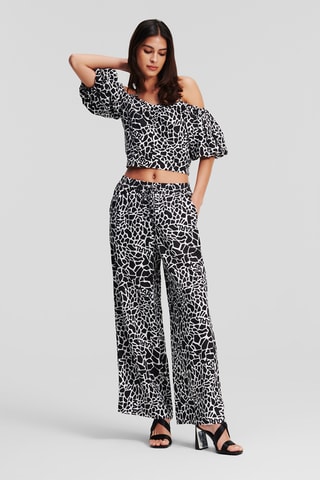 Pantalon en lin - Noir