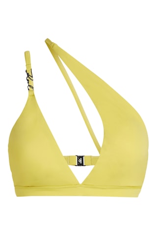 Haut de maillot asymétrique - Jaune