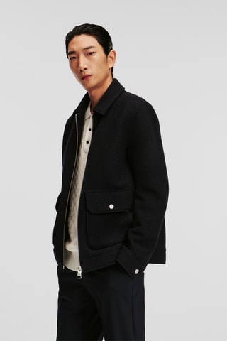 Veste en laine - Noir