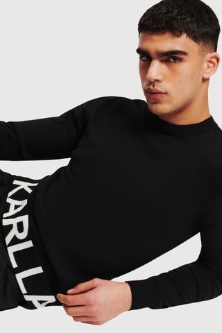 Pull en coton biologique - Noir