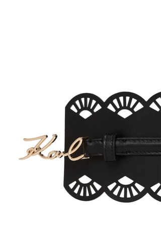 Ceinture en cuir - Noir