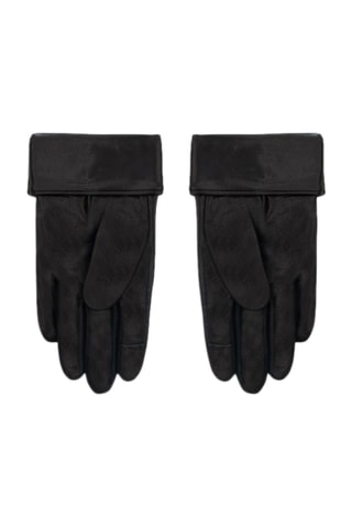 Gants en cuir de chèvre - Noir