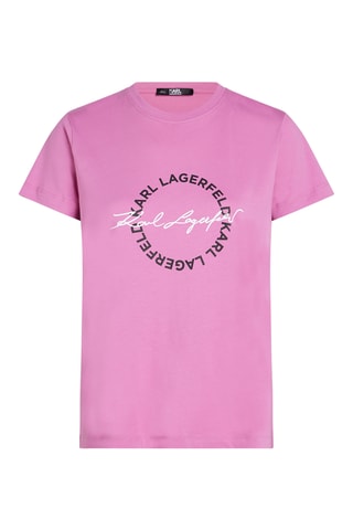 T-shirt en coton biologique - Rose