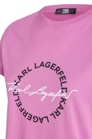 T-shirt en coton biologique - Rose