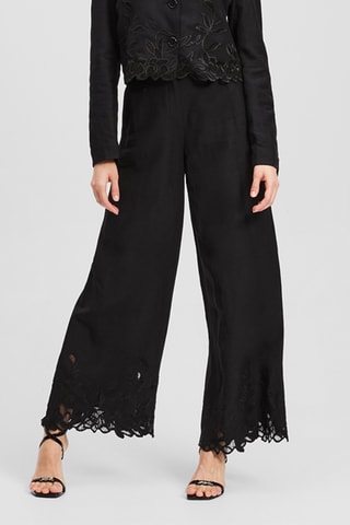 Pantalon wide legs - Noir