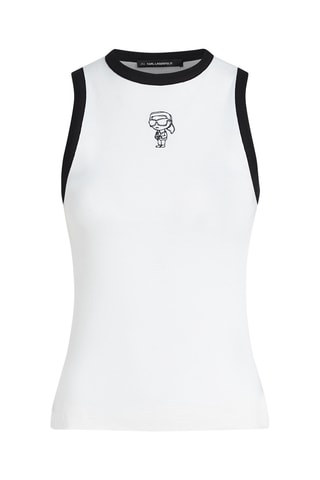 Débardeur en coton biologique - Blanc