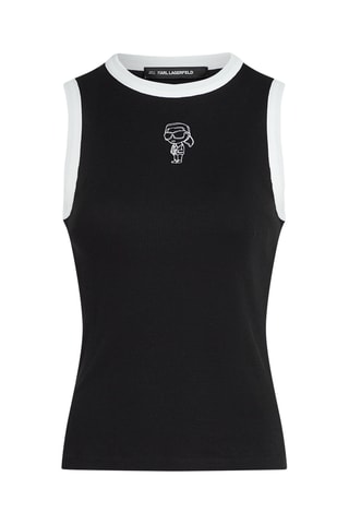 Débardeur en coton biologique - Noir