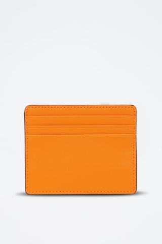 Porte-cartes en cuir - Orange