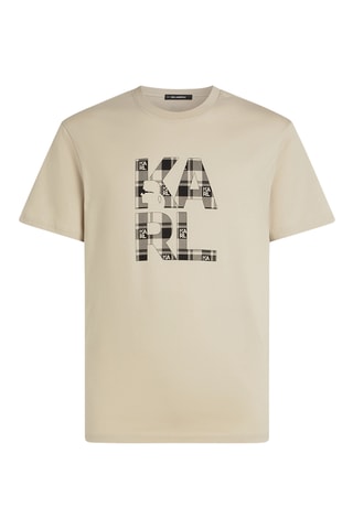 T-shirt en coton biologique - Beige