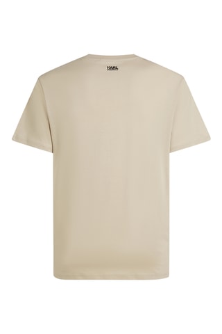 T-shirt en coton biologique - Beige