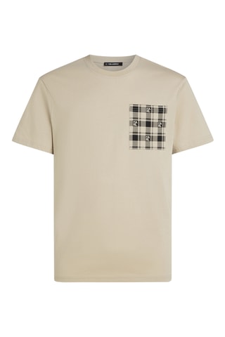 T-shirt en coton biologique - Beige
